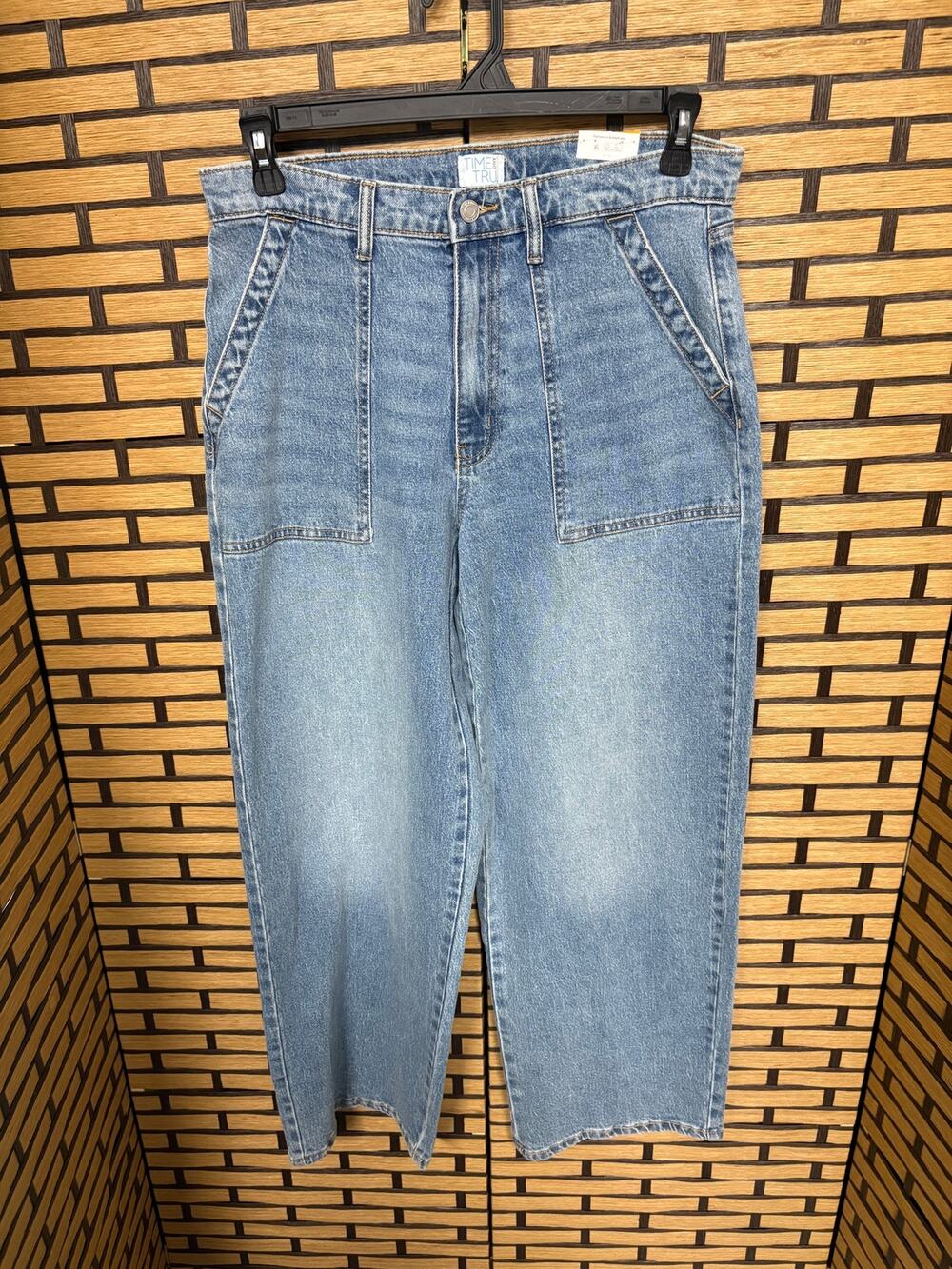 Time And Tru Relaxed Fit Utility Trouser Jeans Size 12
